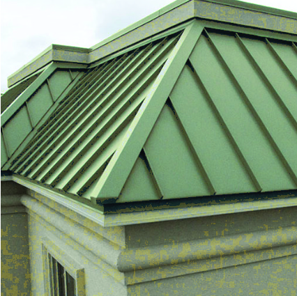 Metal roofing system on a commercial building showing durability and weather resistance in the Florida climate