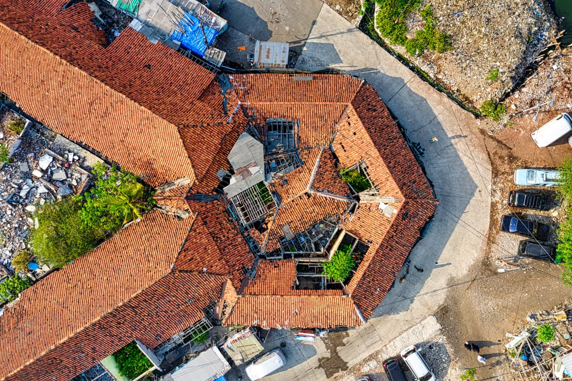a roof survey after a storm