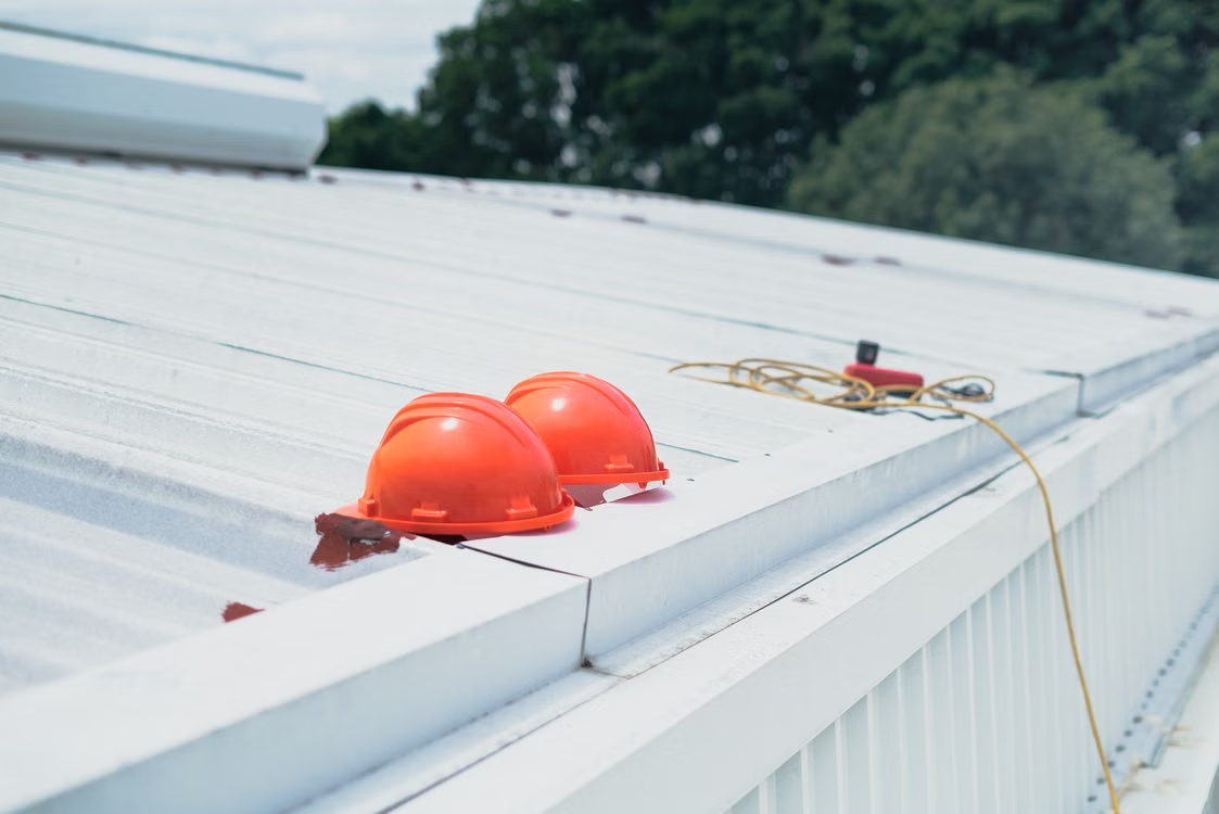 Flat roof condition check